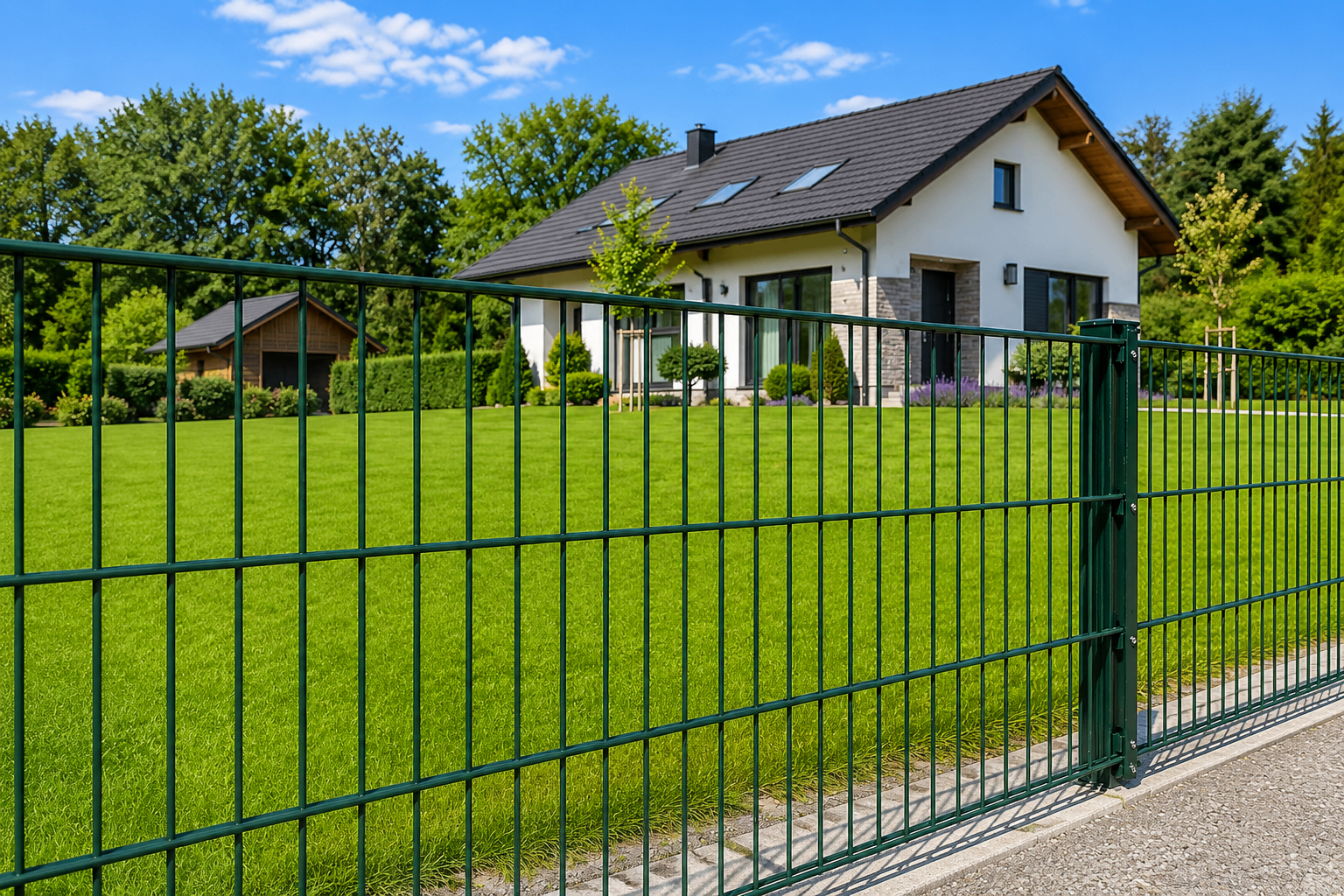 Gartenzaun Grün